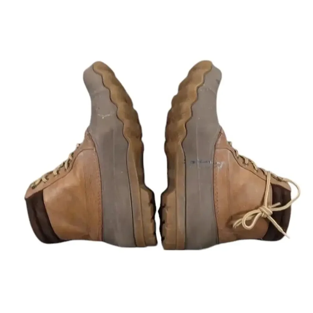 Sperry Shoes Mens 8 Boots Duck Outdoor Leather Waterproof Brewster Lace Up Brown